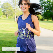 Women's Performance Tank Top - May The Run Be With You