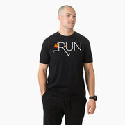 Running Short Sleeve T-Shirt - Let's Run For Turkey