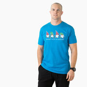 Running Short Sleeve T-Shirt - Runnin' With My Gnomies&reg; - Christmas