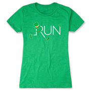 Running Women's Everyday Tee - Let's Run Lucky