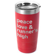 Running 20oz. Double Insulated Tumbler - Peace Love & Runner's High