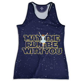 Women's Performance Tank Top - May The Run Be With You