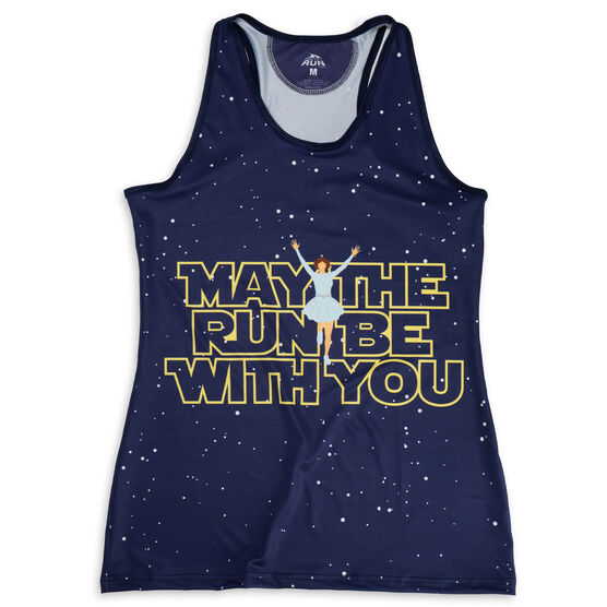Women's Performance Tank Top - May The Run Be With You