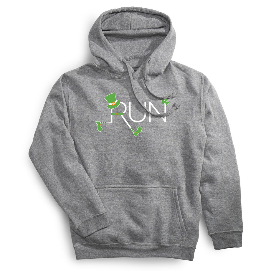 Statement Fleece Hoodie -  Let's Run Lucky