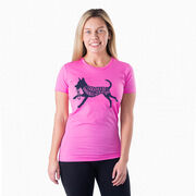 Women's Everyday Runners Tee - I'd Rather Be Running with My Dog