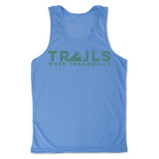 Men's Running Performance Tank Top - Trails Over Treadmills