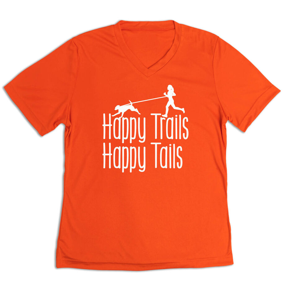 Women's Short Sleeve Tech Tee - Happy Trails Happy Tails