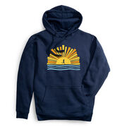 Statement Fleece Hoodie - Here Comes The Sun