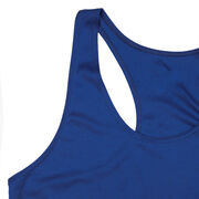 Women's Racerback Performance Tank Top - 26.2 Marathon Vertical