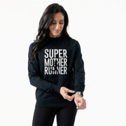 Running Raglan Crew Neck Pullover - Super Mother Runner