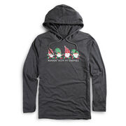 Running Lightweight Hoodie - Runnin' With My Gnomies - Christmas