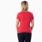 Women's Everyday Runners Tee - Santa Run Face