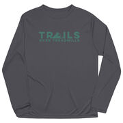 Men's Running Long Sleeve Performance Tee - Trails Over Treadmills