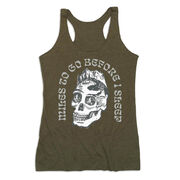 Women's Everyday Tank Top - Miles To Go Before I Sleep - Skull