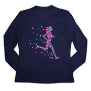 Women's Long Sleeve Tech Tee - Summer Runner Girl