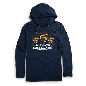 Running Lightweight Hoodie - Run Now Gobble Later Turkey Trot