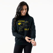 Running Raglan Crew Neck Pullover - Boston Route