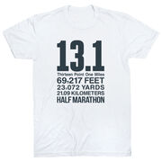 Running Short Sleeve T-Shirt - 13.1 Math Miles