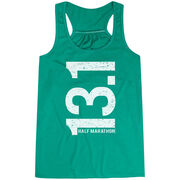 Flowy Racerback Tank Top - 13.1 Half Marathon Vertical