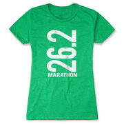 Women's Everyday Runners Tee 26.2 Marathon Vertical