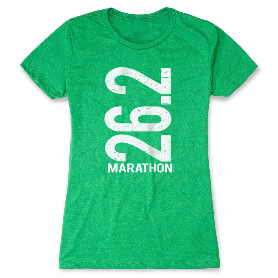 Women's Everyday Runners Tee 26.2 Marathon Vertical