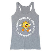 Women's Everyday Tank Top - Running My Way to a Beautiful Day