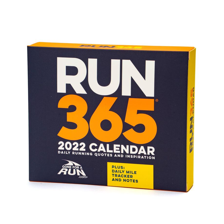 Inspirational Runner S 2022 Daily Desk Calendar