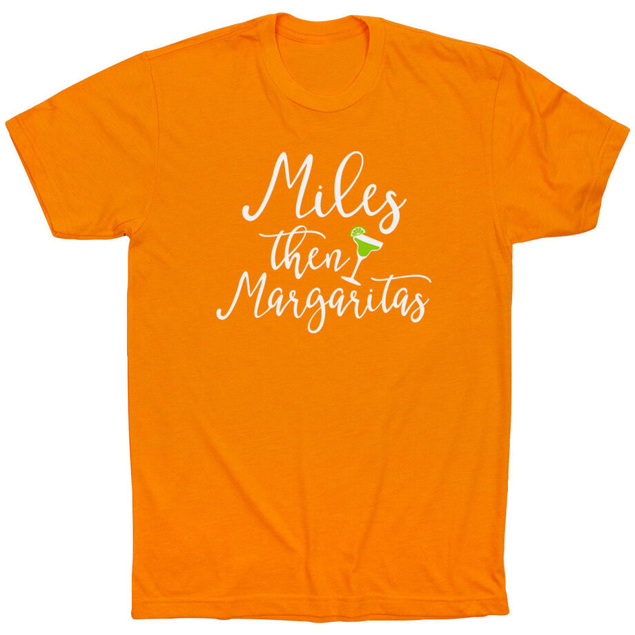 Running Short Sleeve T-Shirt - Miles Then Margaritas