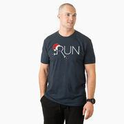 Running Short Sleeve T-Shirt - Let's Run For Christmas