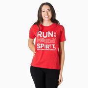 Running Short Sleeve T- Shirt -  Run On Holiday Spirit