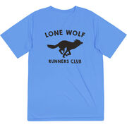 Men's Running Short Sleeve Tech Tee - Run Club Lone Wolf