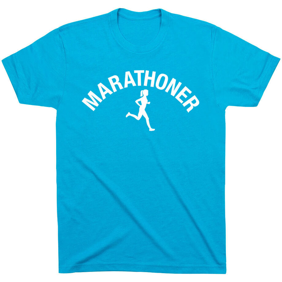 Running Short Sleeve T-Shirt - Marathoner Girl