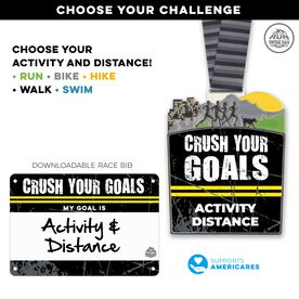 Virtual Race - Crush Your Goals Custom Activity & Distance