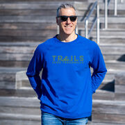 Running Raglan Crew Neck Pullover - Trails Over Treadmills