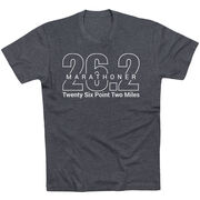 Running Short Sleeve T-Shirt - Marathoner 26.2 Miles