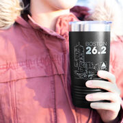 Running 20 oz. Double Insulated Tumbler - Boston 26.2