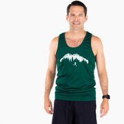 Men's Running Performance Tank Top - Trail Runner in the Mountains (Male)