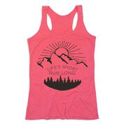 Women's Everyday Tank Top - Life's Short Run Long (Mountains)