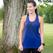 Women's Racerback Performance Tank Top - 26.2 Math Miles