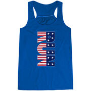 Flowy Racerback Tank Top - Patriotic Run