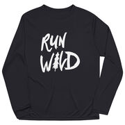 Men's Running Long Sleeve Tech Tee - Run Wild Sketch