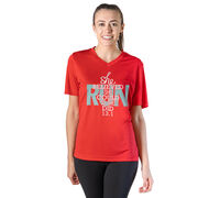 Women's Short Sleeve Tech Tee - She Believed She Could So She Did 13.1