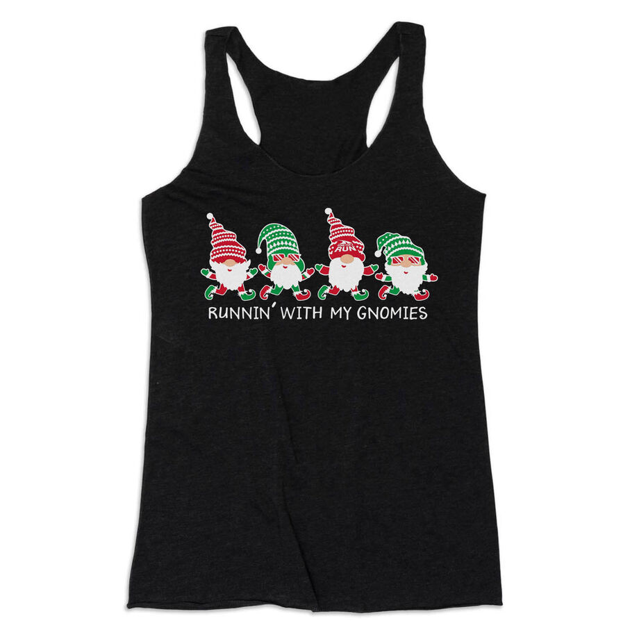 Women's Everyday Tank Top - Runnin' With My Gnomies - Christmas