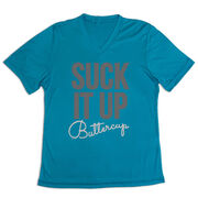 Women's Short Sleeve Tech Tee - Suck It Up Buttercup