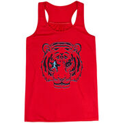 Flowy Racerback Tank Top - Eye Of The Tiger