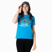 Running Short Sleeve T-Shirt - Run Now Gobble Later Turkey Trot