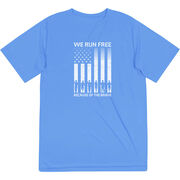 Men's Running Short Sleeve Performance Tee - Because of the Brave