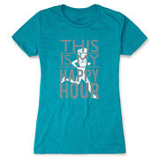 Women's Everyday Runners Tee This Is My Happy Hour