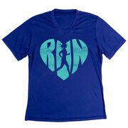 Women's Short Sleeve Tech Tee - Love The Run