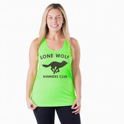 Women's Racerback Performance Tank Top - Lone Wolf Runners Club